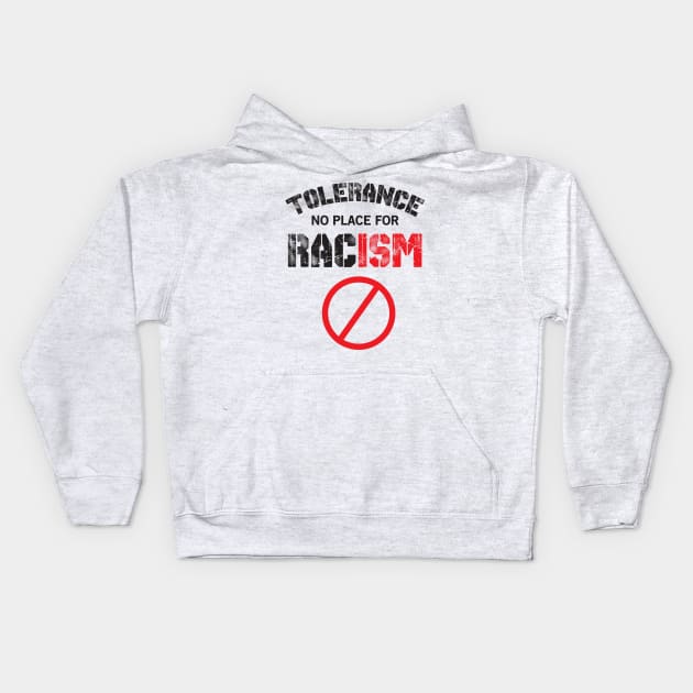 Say No To Racism Kids Hoodie by CRE4TIX